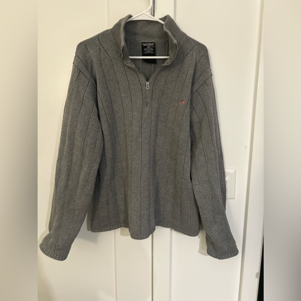Vintage Ralph Lauren - Quarter Zip Chunky Knit